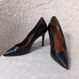 Black Croco Sam Edelman Pump